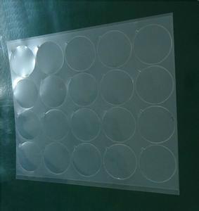 pet高粘透明保护膜 硬性保护膜 纸盒封口贴膜 平面纽扣透明保护膜